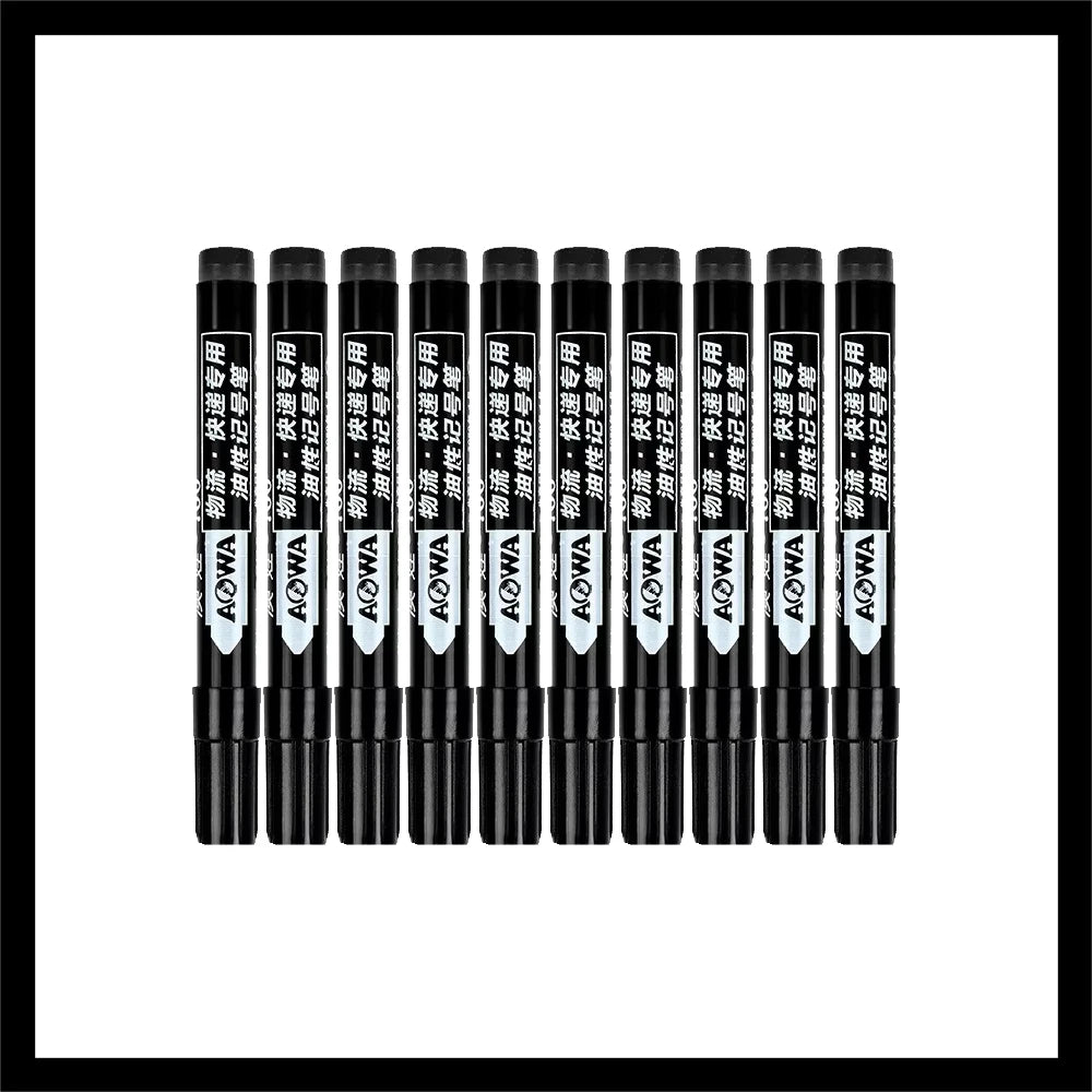 5-50Pcs Waterproof Oil-based Marker Pen Markers Black Blue Red Ink for Glass Metal Stationery Art Drawing Office School Supplies