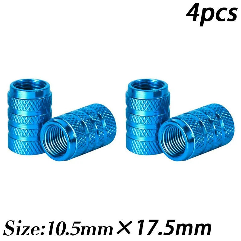 Alumínio Alloy Car Wheel Tire Valve Caps, pneu Rim Stem Covers, impermeável, automóveis, motocicletas, caminhões, bicicletas, Airdust