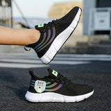 Men's Casual Sneakers Summer Breathable Sport Shoes Lightweight Outdoor Mesh Running Shoes Athletic Jogging Tennis Walking Shoes