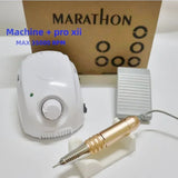 Lixadeira elétrica para unhas Marathon-Champion 3 PRO XII (35K/40K) – Micromotor STRONG 210 para alongamento e design de unhas