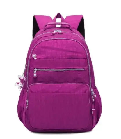 Popular Backpack Women Nylon waterproof bookbag Female Travel bagpack Climbing Packbag Multiple pockets Schoolbag Girls tote