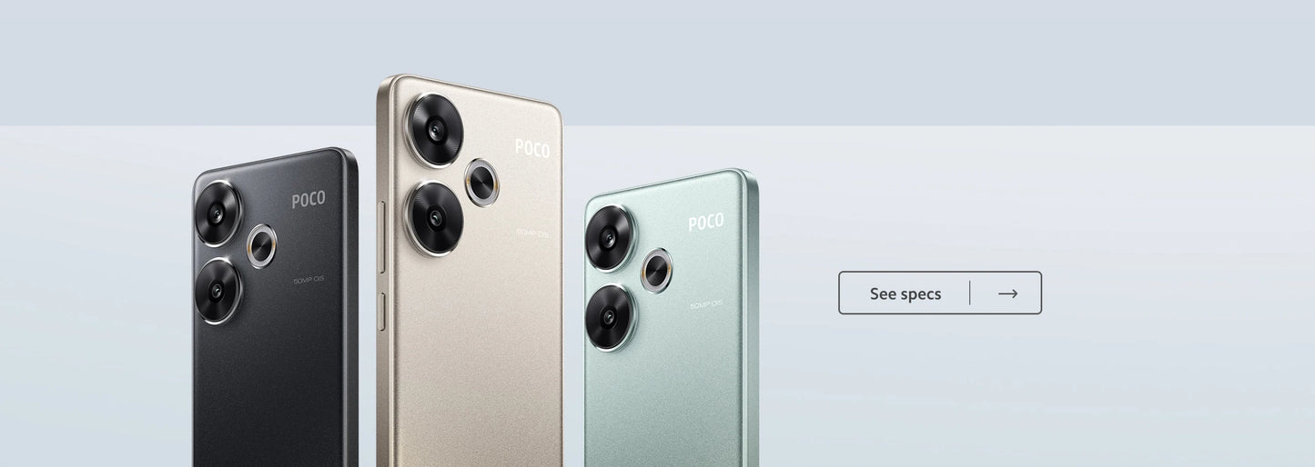 Global Version POCO F6 5G Smartphone NFC Snapdragon®8s Gen 3 120Hz 90W Turbo Charging 5000mAh Battary