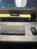 Gray mouse pad Large/Small overlocked mousepad xxl desktop keyboard table pad gray series game desk mat computer accessories