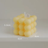 Ins Style Bubble Cube Candle Handmade Scented Candle Aromatherapy Soy Wax Candle Wedding Birthday Candles Party Home Decoration