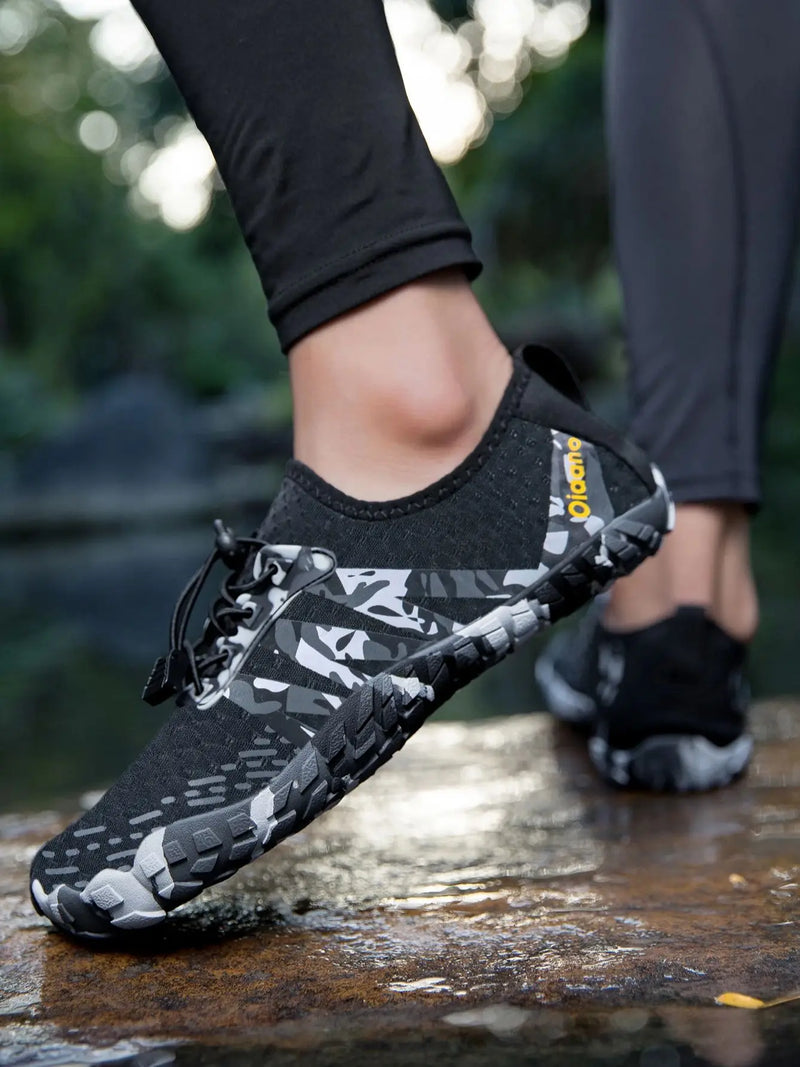 Oiaano Unisex Man Woman Shoes Anti-Non Slip Durable Black Water Barefoot Soft Sole Light Breathable Sport Outdoor Walk Running