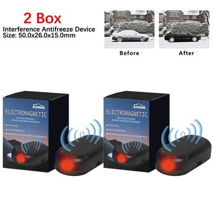Solar Antifreeze Electromagnetic Molecular Windshield Car Snow Removal Instrument Window Glass Defogging & Defrosting & Deicing