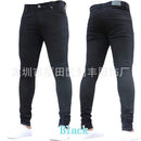 Casual Men Jeans Pencil Pants Streetwear Skinny Denim Full Length Slim Trousers Slight Strech Europe America Zipper Fly Jeans