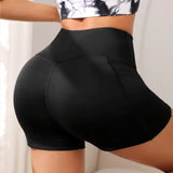 Peach High-waisted Butt-lifting Three-Point Shorts for Women for Tight Yoga, Fitness, Running, Dance, and Sports