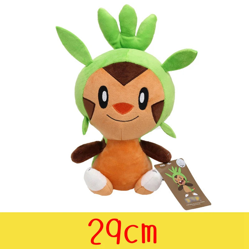 Peluche de Pokémon de alta calidad con etiqueta, dibujo animado de Pikachu, Charmander, Squirtle, Bulbasaur, muñeco de peluche, regalo para niños.