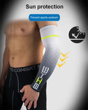 1 Pair Unisex Cycling Running Sports Sleeve Arm Cooling Sleeves UV Sun Protection Cuff Cover Protective Elastic Arm Sleeves New