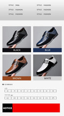2024 Autumn Business Casual Shoes for Men Trend Classic Leather Shoes Outdoor Men Sneakers Sewing Breathable Men's Dress Shoes