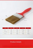 Red paint does not shed dust brush, cleaning brush, paint tools, paint brush