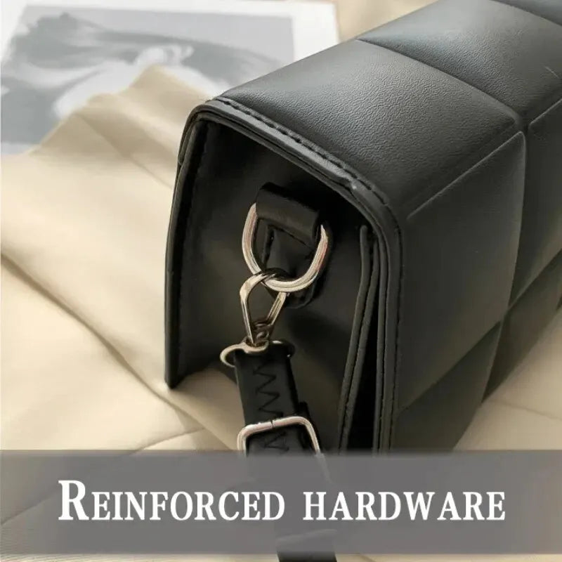 Fashion Brand Designer Women's Shoulder Bag Small PU Leather Female Crossbody Bag Trendy Classic Handle Handbag Women
