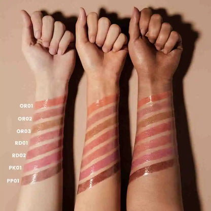 FOCALLURE Brillo labial perlado en barra, hidratante, de larga duración, sexy, brillante, lápiz labial, maquillaje, cosméticos