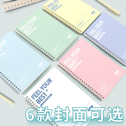 A5 B5 Thickened Spiral Notebooks Perforated Pages Loose-leaf Notebook for Students School Office Stationery Supplies