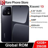 CN Global ROM Xiaomi Mi 13 256GB/512GB 54MP+32MP Camera Snapdragon 8 Gen 2 6.36” OLED Screen 67W Fast Charging 4500mAh Battery