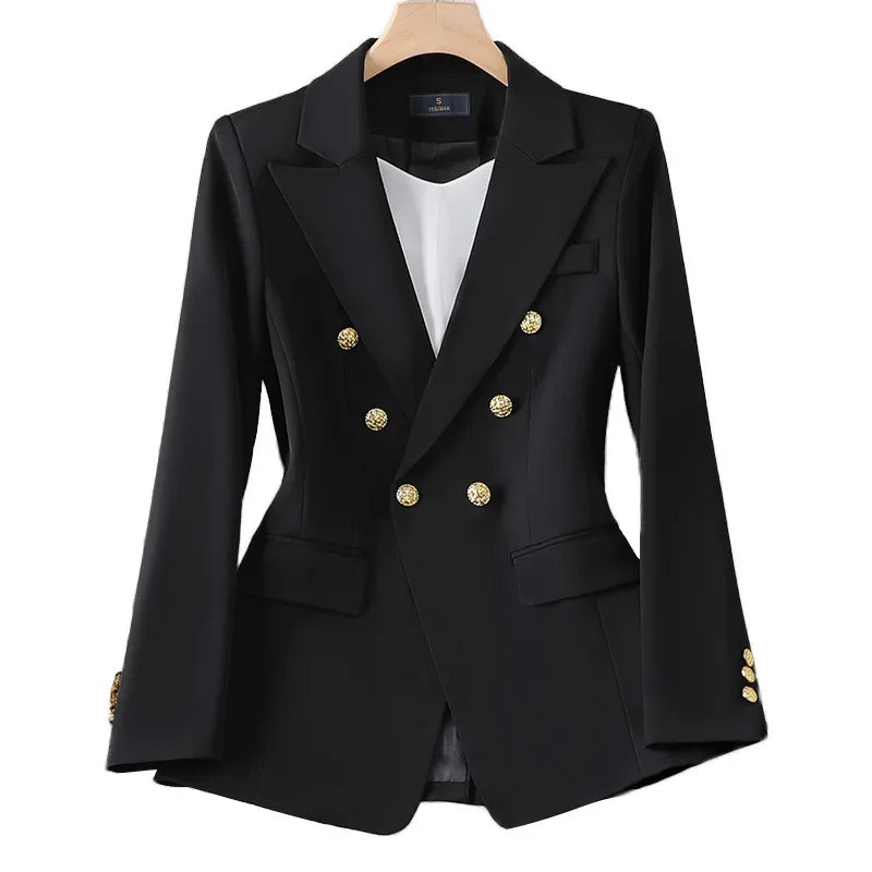Elegant Women's Fashionable White Western-Style Suit Zihongsuitsuit High-End Business Attire Long-Pants Set For Special Occasion