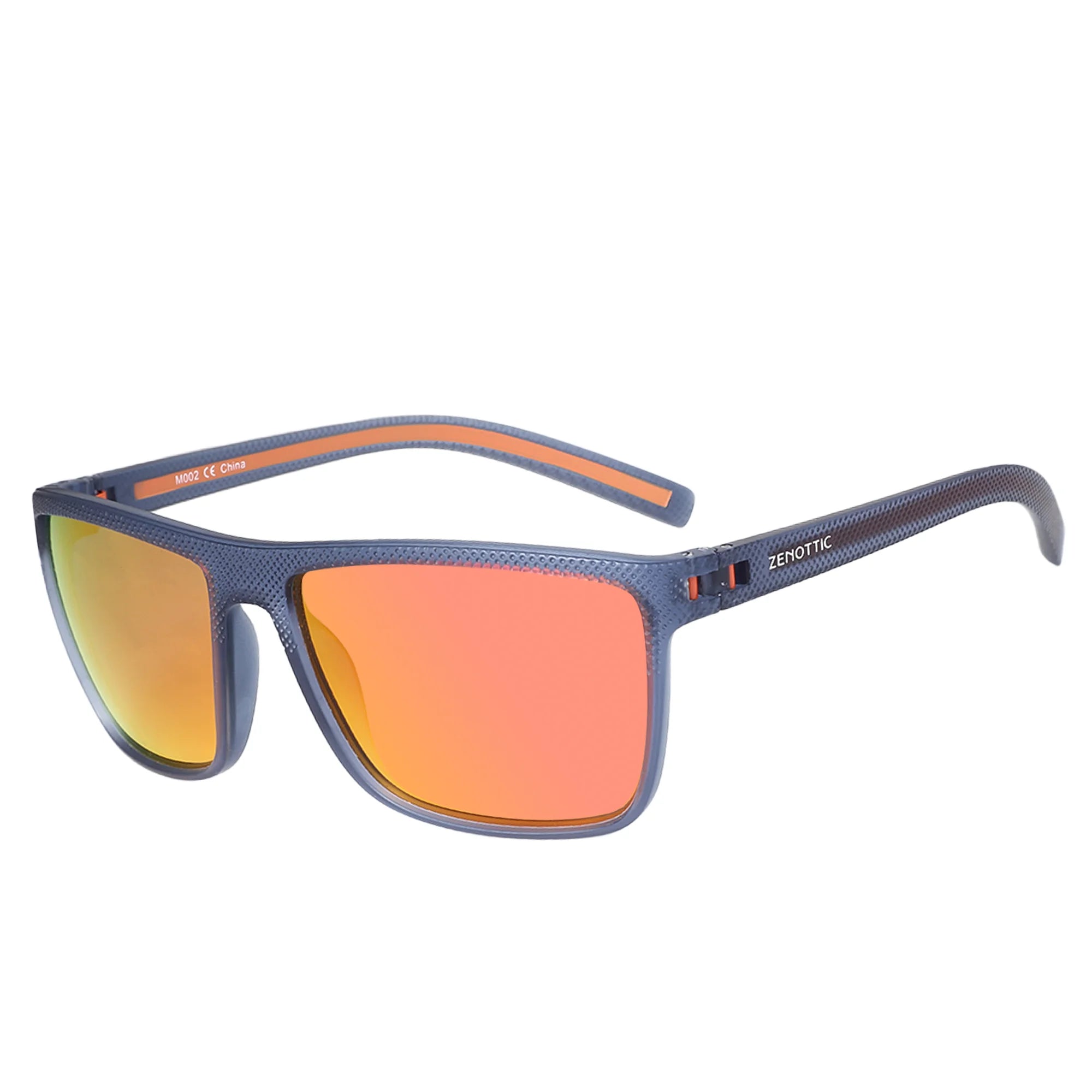 ZENOTTIC Polarized Sunglasses for Men Shades Lightweight TR90 Frame UV400 Protection Square Outdoor Travel Driving Sun Glasses