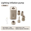 Portable Electric Air Pump Cordless Air Compressor Inflator/Deflator Pumps for Inflatable Cushions Air Beds Boat Swimming Ring 