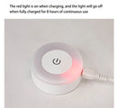 Energy Saving Led Touch Sensor Night Lights USB Rechargeable Magnetic Wall Light Room Aisle Bedroom Round Portable Night Lamp