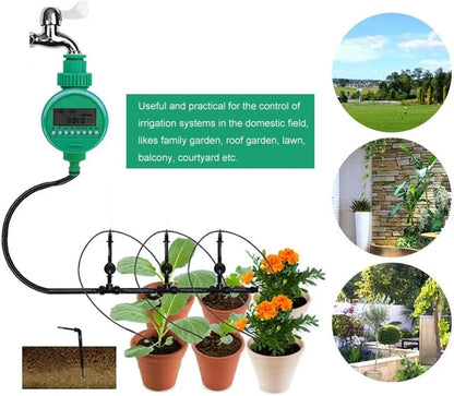 LCD Display Electronic Garden Watering Timer Automatic Irrigation Controller Intelligence Valve Watering Control Device