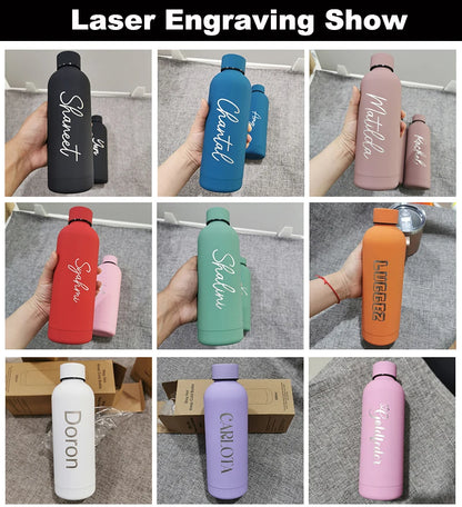 Custom Logo Thermos Large Vacuum Flask Stainless Steel Portable Thermos Bottle Outdoor Sports Water Bottle Travel Mug 500/750ml