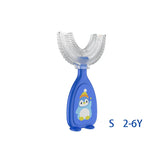 Children's 360 Degree Infant U-shaped Toothbrush Baby Health Teethers Soft Silicone Baby Brush Kids Teeth Oral Care Cleaning