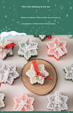 New Christmas Snowflake Aromatherapy Candle Hand-Made Romantic Atmosphere Creative Home Desktop Decorations With Gifts Ornaments