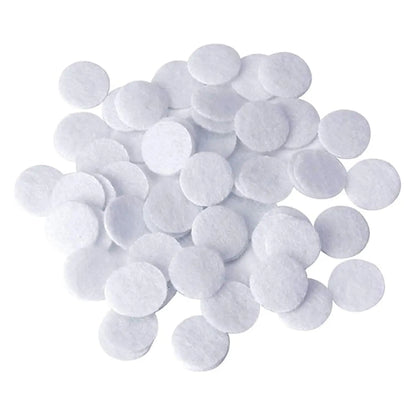 150 almohadillas de microdermoabrasión facial con filtros de algodón de diamante de 10 mm de repuesto para máquina de microdermoabrasión.