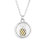 Tree of Life Aromatherapy Necklace Perfume Essential Oil Diffuser Alloy Stainless Steel  Locket Pendant Aroma Diffuser Necklace