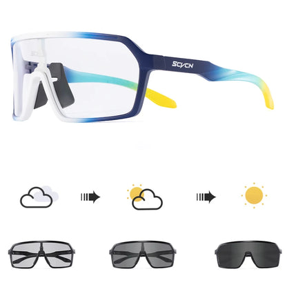 Sunglasses for Men Fashion Outdoor Sports Men Bicycle Cycling Glasses Woman Riding Goggles Mountain Driving Eyewear Accessories