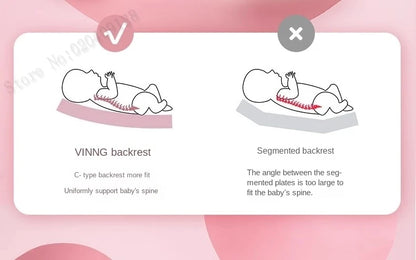 Pink Newborn Stroller can sit or lie down 0-6 years old Children Lightweight Folding Boardable Travel 360 ° Steering Stroller