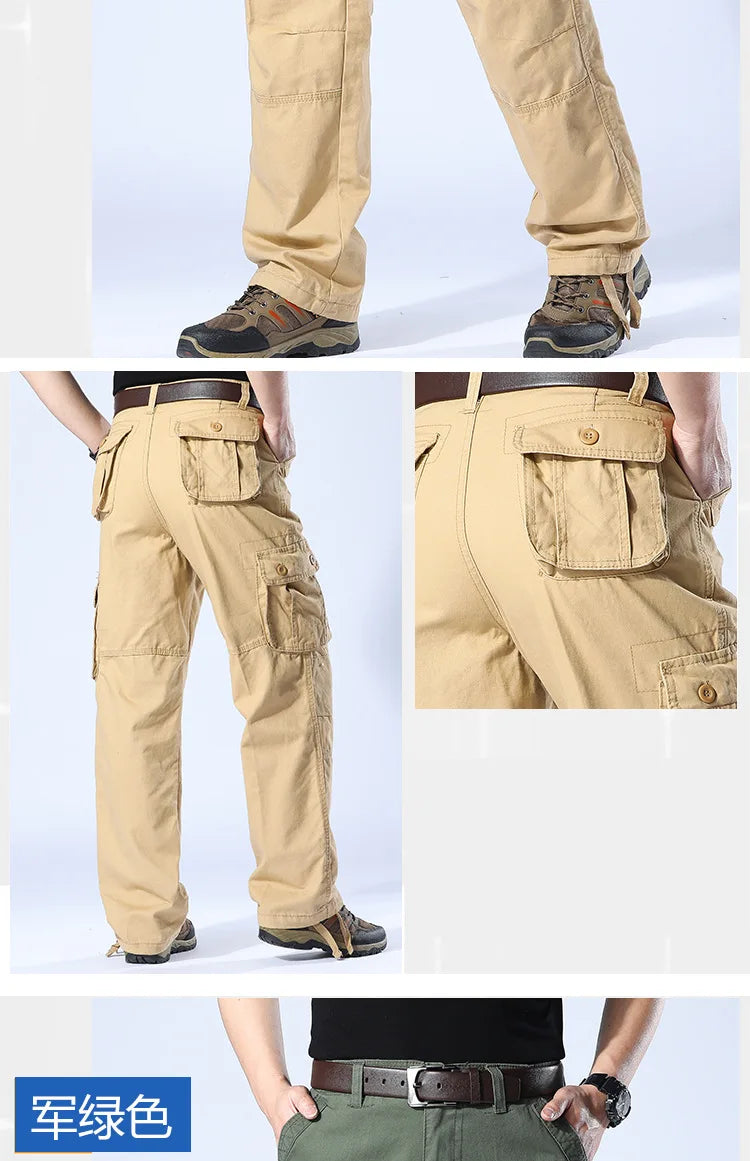 Men's Camouflage Cargo Pants Camo Cargo Multi Pockets Military Tactical Pants Man Hip Hop Joggers Streetwear Sweatpant for Men