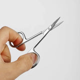 Instrumentos quirúrgicos de acero inoxidable con punta recta y curva, para suturar tejidos, tijeras, equipo médico de emergencia para campo.