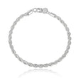 925 Sterling Silver Punk Figaro Bracelet Chain para Homens e Mulheres, Hip Hop Party Jewelry, Presentes de Moda, Atacado, Novo, 8"