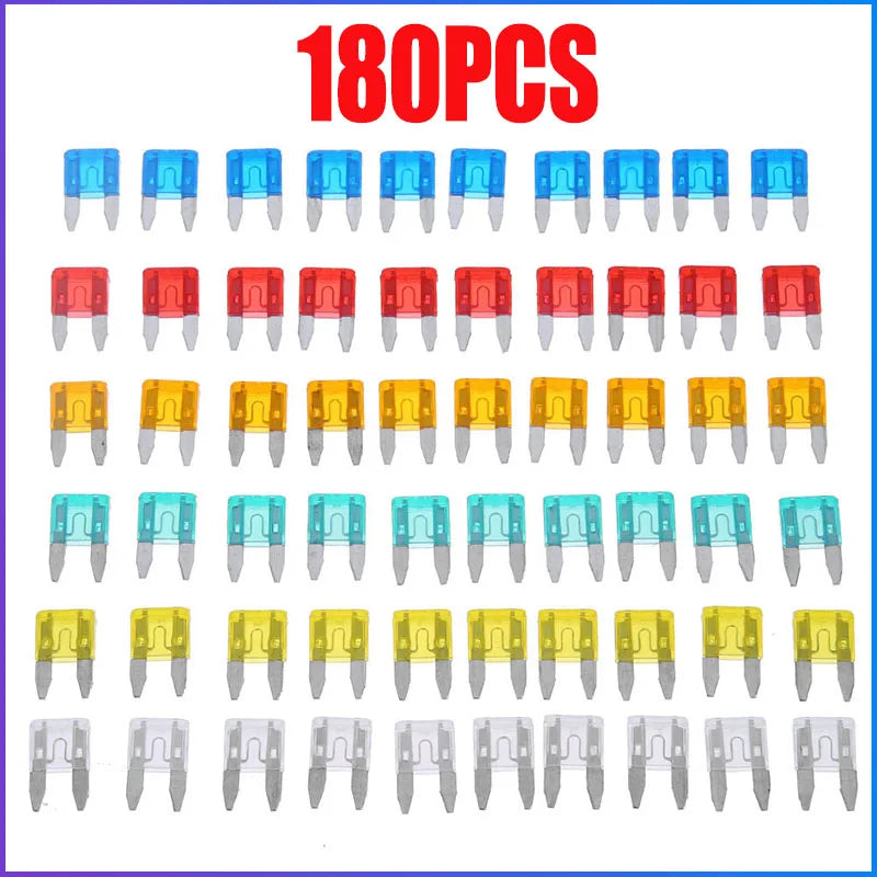 Kit de fusibles de cuchilla para coche (60-240 unidades, 5A, 10A, 15A, 20A, 25A y 30A), juego mixto, para camión