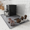 Home Coffee Machine Table Mat Anti-slip Silicone Coffee Mat Tamper Holder Station Cup Drainer Barista Coffee Accessories