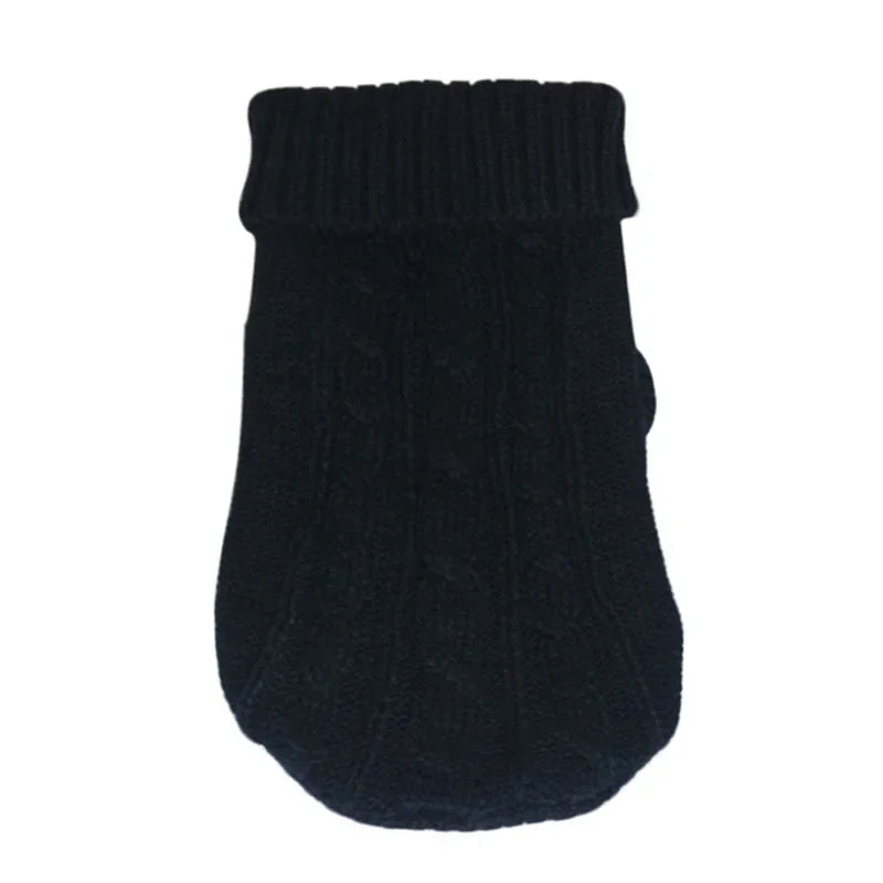 Roupa tricotada de inverno para cães pequenos e médios, suéter Chihuahua Puppy, suéter Yorkshire Pure Dog