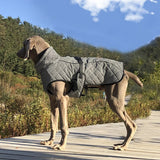Reflective Pet Dog Outdoor Jacket Pet Coat Vest Winter Warm Reflective Cotton Dogs Clothing for Large Middle Dogs  Labrador
