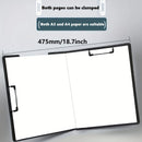 1pc A4 File Folders, Documents Organizer, Clipboard With Cover, Paper Folder For Business & School, Stationery & Office Supplies