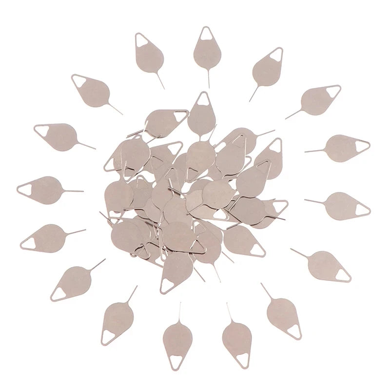 20pcs Universal Sim Card Tray Removal Eject Pin Key Tool Stainless Steel Needle Opener Ejector for Most Mobile Phone Smartphone