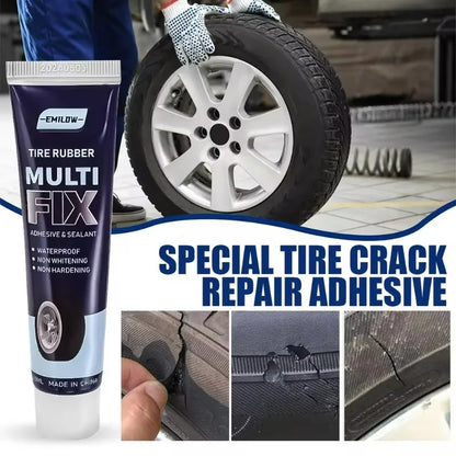 Strong Rubber Tire Repair Glue, resistente ao desgaste, não corrosivo, adesivo, colagem, reparação de pneus de carro, selante, 50ml, 3 pcs