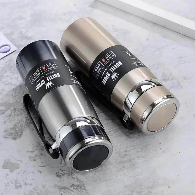 1L Thermal Water Bottle Keep Cold and Hot Water Bottle Thermos for Coffee Tea Vacuum Flasks Stainless Steel Thermos Bottle