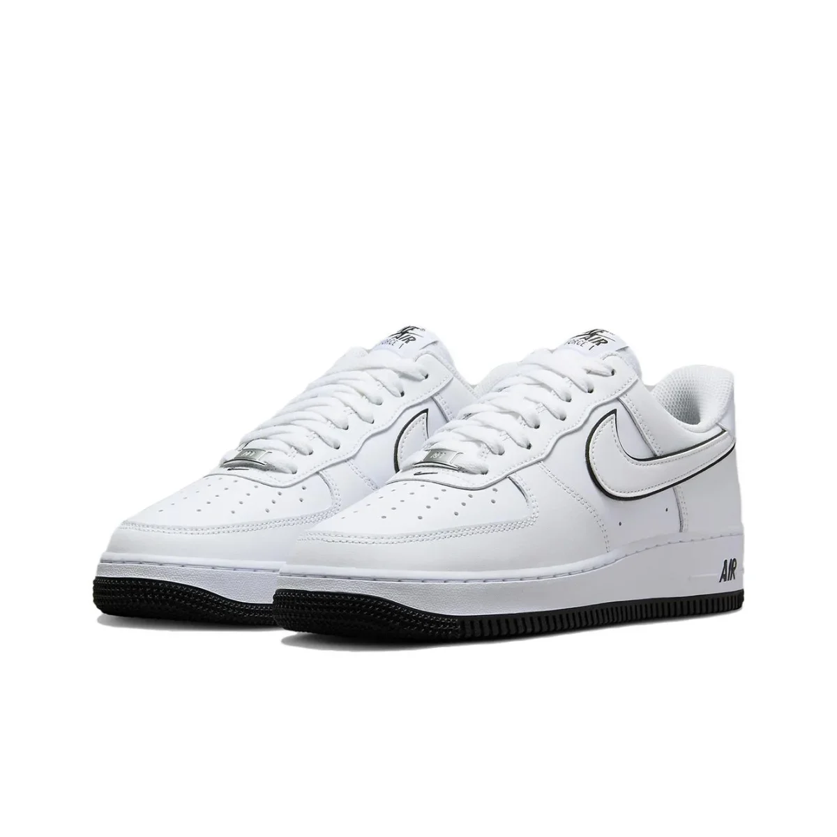 Nike Original White Air Force 1 07 Low Trendy Board Shoes Lightweight Breathable Men's Casual Shoes