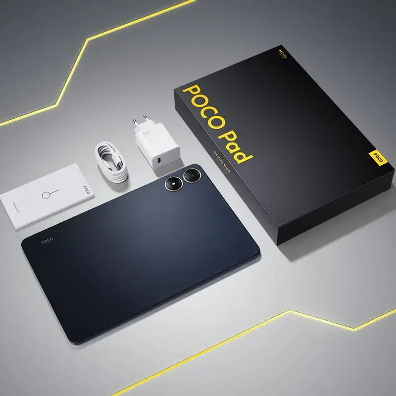 Global Version POCO Pad Tablet 12.1'' 120Hz 2.5K LCD Display Snapdragon 7s Gen 2 Octa core 10000mAh Battery 33W Charging
