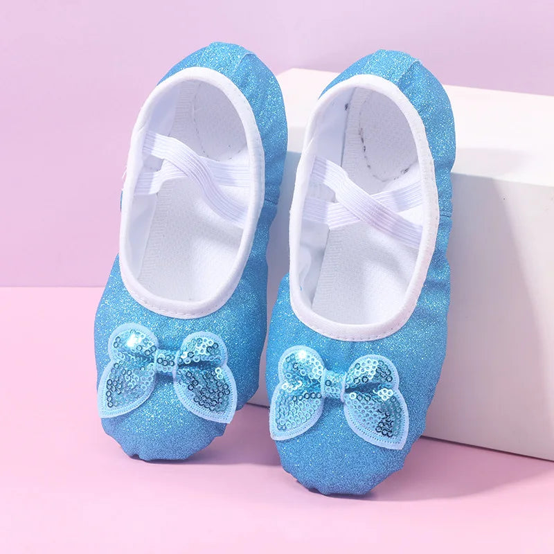 Children's Dance Shoes Soft Sole Training Shoes Children's Ballet Dance Shoes Girls' Chinese Dance Performance Cat Claw Dance