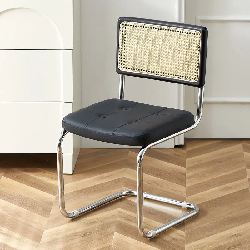 Mid-Century Modern Dining Chairs with Metal Frame, Multiple Styles Leisure chair for Kitchen, Living Room, Office , Muebles
