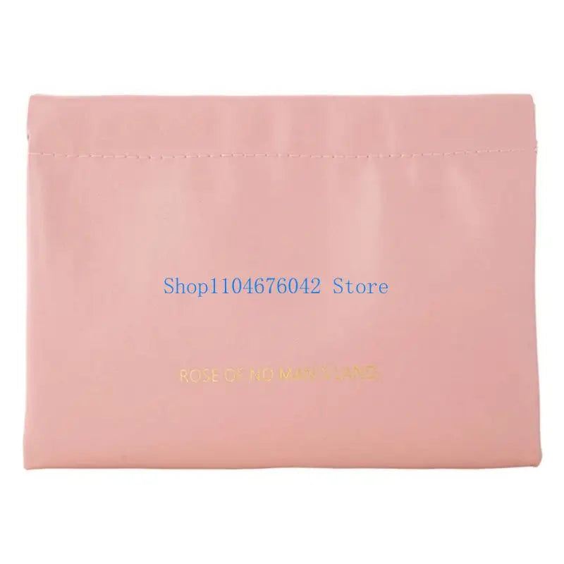 652F Automatic Closure Cosmetic Organizers PU Leather Travel Portable Storage