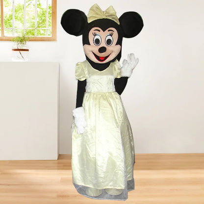 Disney Mickey Minnie Mouse Mascot Costume Cartoon Characters Advertising Event Party Cosplay Dress Suit Animal Carnival Props