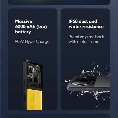 POCO F7 Pro 5G 12GB 256GB 512GB NFC Global Version Cellphone without Charger